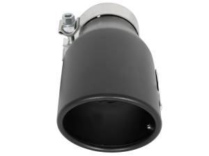 aFe Power Performance Parts & Installation | 1350 Offroad - aFe MACH Force-Xp 409 Stainless Steel Clamp-on Exhaust Tip Black 3-in Inlet x 4-1/2-in Outlet x 9-in L - 49T30452-B09 - Image 3