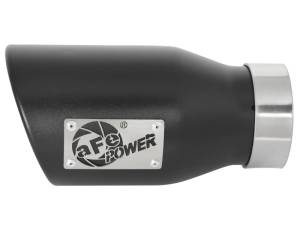 aFe Power Performance Parts & Installation | 1350 Offroad - aFe MACH Force-Xp 409 Stainless Steel Clamp-on Exhaust Tip Black 3-in Inlet x 4-1/2-in Outlet x 9-in L - 49T30452-B09 - Image 5