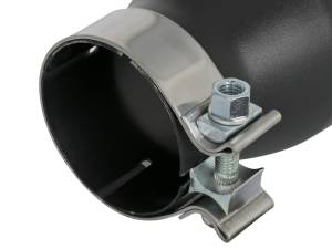 aFe Power Performance Parts & Installation | 1350 Offroad - aFe MACH Force-Xp 409 Stainless Steel Clamp-on Exhaust Tip Black 3-in Inlet x 4-1/2-in Outlet x 9-in L - 49T30452-B09 - Image 4