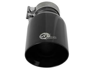 aFe Power Performance Parts & Installation | 1350 Offroad - aFe MACH Force-Xp 304 Stainless Steel Clamp-on Exhaust Tip Black 3-in Inlet x 4-1/2-in Outlet x 9-in L - 49T30454-B092 - Image 2