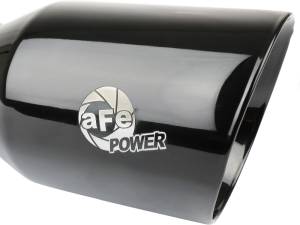 aFe Power Performance Parts & Installation | 1350 Offroad - aFe MACH Force-Xp 304 Stainless Steel Clamp-on Exhaust Tip Black 3-in Inlet x 4-1/2-in Outlet x 9-in L - 49T30454-B093 - Image 3