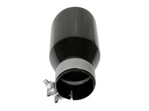 aFe Power Performance Parts & Installation | 1350 Offroad - aFe MACH Force-Xp 304 Stainless Steel Clamp-on Exhaust Tip Black 3-in Inlet x 4-1/2-in Outlet x 9-in L - 49T30454-B093 - Image 4