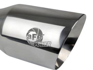 aFe Power Performance Parts & Installation | 1350 Offroad - aFe MACH Force-Xp 304 Stainless Steel Clamp-on Exhaust Tip Polished 3-in Inlet x 4-1/2-in Outlet x 9-in L - 49T30454-P093 - Image 4