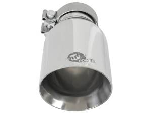 aFe Power Performance Parts & Installation | 1350 Offroad - aFe MACH Force-Xp 304 Stainless Steel Clamp-on Exhaust Tip Polished 3-in Inlet x 4-1/2-in Outlet x 9-in L - 49T30454-P092 - Image 5