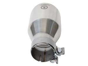 aFe Power Performance Parts & Installation | 1350 Offroad - aFe Takeda 304 Stainless Steel Clamp-on Exhaust Tip Polished 3-in Inlet x 5-in Outlet x 9-in L - 49T30504-P09 - Image 3