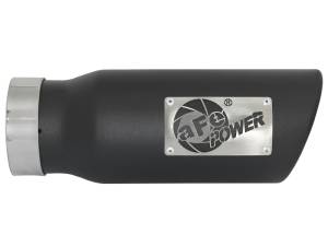 aFe Power Performance Parts & Installation | 1350 Offroad - aFe MACH Force-Xp 409 Stainless Steel Clamp-on Exhaust Tip Black 3-1/2-in Inlet x 4-1/2-in Outlet x 12-in L - 49T35451-B12 - Image 4