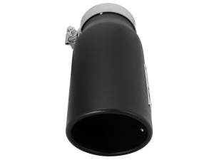 aFe Power Performance Parts & Installation | 1350 Offroad - aFe MACH Force-Xp 409 Stainless Steel Clamp-on Exhaust Tip Black 3-1/2-in Inlet x 4-1/2-in Outlet x 12-in L - 49T35456-B12 - Image 5