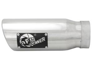 aFe Power Performance Parts & Installation | 1350 Offroad - aFe MACH Force-Xp 304 Stainless Steel Clamp-on Exhaust Tip Polished 3-1/2-in Inlet x 4-1/2-in Outlet x 12-in L - 49T35456-P12 - Image 4