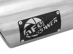 aFe Power Performance Parts & Installation | 1350 Offroad - aFe MACH Force-Xp 304 Stainless Steel Clamp-on Exhaust Tip Polished 3-1/2-in Inlet x 4-1/2-in Outlet x 12-in L - 49T35456-P12 - Image 6