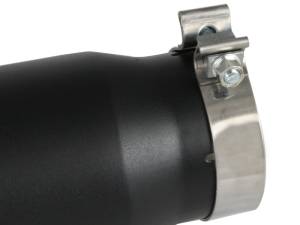 aFe Power Performance Parts & Installation | 1350 Offroad - aFe MACH Force-Xp 409 Stainless Steel Clamp-on Exhaust Tip Black 4-in Inlet x 5-in Outlet x 12-in L - 49T40501-B12 - Image 4