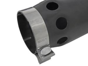 aFe Power Performance Parts & Installation | 1350 Offroad - aFe MACH Force-Xp 409 Stainless Steel Clamp-on Exhaust Tip Black Right Side Exit 4-in Inlet x 5-in Outlet x 12-in L - 49T40501-B121 - Image 5