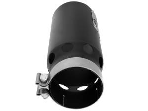 aFe Power Performance Parts & Installation | 1350 Offroad - aFe SATURN 4S 409 Stainless Steel Clamp-on Exhaust Tip Black Right Side Exit 4-in Inlet x 5-in Outlet x 12-in L - 49T40501-B122 - Image 4
