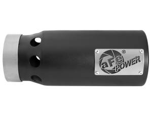 aFe Power Performance Parts & Installation | 1350 Offroad - aFe SATURN 4S 409 Stainless Steel Clamp-on Exhaust Tip Black Right Side Exit 4-in Inlet x 5-in Outlet x 12-in L - 49T40501-B122 - Image 3