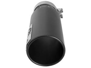 aFe Power Performance Parts & Installation | 1350 Offroad - aFe SATURN 4S 409 Stainless Steel Clamp-on Exhaust Tip Black Right Side Exit 4-in Inlet x 5-in Outlet x 12-in L - 49T40501-B122 - Image 5