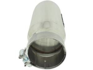 aFe Power Performance Parts & Installation | 1350 Offroad - aFe MACH Force-Xp 304 Stainless Steel Clamp-on Exhaust Tip Polished 4-in Inlet x 5-in Outlet x 12-in L - 49T40501-P12 - Image 3