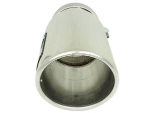 aFe Power Performance Parts & Installation | 1350 Offroad - aFe MACH Force-Xp 304 Stainless Steel Clamp-on Exhaust Tip Polished 4-in Inlet x 5-in Outlet x 12-in L - 49T40501-P12 - Image 4