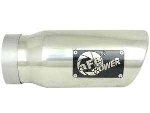 aFe Power Performance Parts & Installation | 1350 Offroad - aFe MACH Force-Xp 304 Stainless Steel Clamp-on Exhaust Tip Polished 4-in Inlet x 5-in Outlet x 12-in L - 49T40501-P12 - Image 5