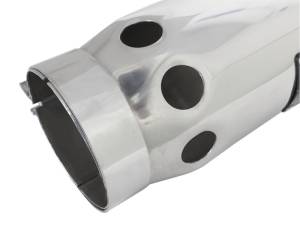 aFe Power Performance Parts & Installation | 1350 Offroad - aFe MACH Force-Xp 304 Stainless Steel Intercooled Clamp-on Exhaust Tip Polished 4-in Inlet x 5-in Outlet x 12-in L - 49T40501-P121 - Image 4