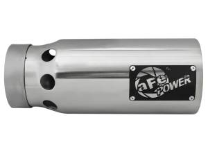 aFe Power Performance Parts & Installation | 1350 Offroad - aFe SATURN 4S 304 Stainless Steel Intercooled Clamp-on Exhaust Tip Polished 4-in Inlet x 5-in Outlet x 12-in L - 49T40501-P122 - Image 5