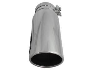aFe Power Performance Parts & Installation | 1350 Offroad - aFe MACH Force-Xp 409 Stainless Steel Clamp-on Exhaust Tip Polished 4-in Inlet x 5-in Outlet x 15-in L - 49T40501-P15 - Image 5