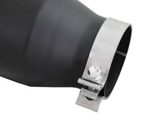 aFe Power Performance Parts & Installation | 1350 Offroad - aFe MACH Force-Xp 409 Stainless Steel Clamp-on Exhaust Tip Black 4-in Inlet x 6-in Outlet x 12-in L - 49T40601-B12 - Image 3