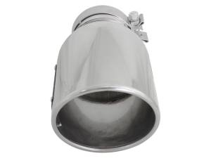 aFe Power Performance Parts & Installation | 1350 Offroad - aFe MACH Force-Xp 304 Stainless Steel Clamp-on Exhaust Tip Polished 4-in Inlet x 6-in Outlet x 12-in L - 49T40601-P12 - Image 4