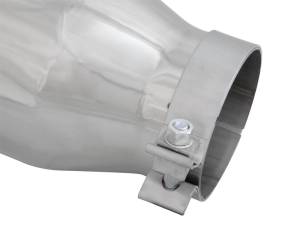 aFe Power Performance Parts & Installation | 1350 Offroad - aFe MACH Force-Xp 304 Stainless Steel Clamp-on Exhaust Tip Polished 4-in Inlet x 6-in Outlet x 12-in L - 49T40601-P12 - Image 6
