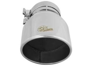 aFe Power Performance Parts & Installation | 1350 Offroad - aFe MACH Force-Xp 304 Stainless Steel Clamp-on Exhaust Tip Polished 4-in Inlet x 6-in Outlet x 9-in L - 49T40604-P09 - Image 4