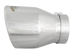 aFe Power Performance Parts & Installation | 1350 Offroad - aFe MACH Force-Xp 304 Stainless Steel Clamp-on Exhaust Tip Polished 4-in Inlet x 6-in Outlet x 9-in L - 49T40604-P09 - Image 6