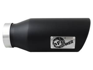 aFe Power Performance Parts & Installation | 1350 Offroad - aFe MACH Force-Xp 409 Stainless Steel Clamp-on Exhaust Tip Black 4-in Inlet x 6-in Outlet x 15-in L - 49T40606-B15 - Image 6