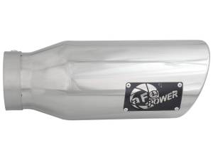 aFe Power Performance Parts & Installation | 1350 Offroad - aFe MACH Force-Xp 304 Stainless Steel Clamp-on Exhaust Tip Polished 4-in Inlet x 6-in Outlet x 15-in L - 49T40606-P15 - Image 6