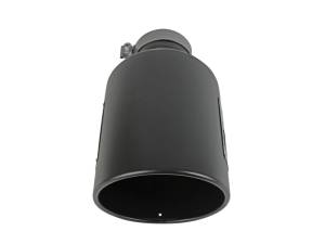 aFe Power Performance Parts & Installation | 1350 Offroad - aFe MACH Force-Xp 409 Stainless Steel Clamp-on Exhaust Tip Black 4-in Inlet x 8-in Outlet x 15-in L - 49T40801-B15 - Image 3