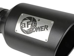 aFe Power Performance Parts & Installation | 1350 Offroad - aFe MACH Force-Xp 409 Stainless Steel Clamp-on Exhaust Tip Black 4-in Inlet x 8-in Outlet x 15-in L - 49T40801-B15 - Image 5