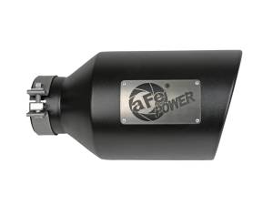 aFe Power Performance Parts & Installation | 1350 Offroad - aFe MACH Force-Xp 409 Stainless Steel Clamp-on Exhaust Tip Black 4-in Inlet x 8-in Outlet x 15-in L - 49T40801-B15 - Image 4