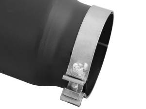 aFe Power Performance Parts & Installation | 1350 Offroad - aFe MACH Force-Xp 409 Stainless Steel Clamp-on Exhaust Tip Black 5-in Inlet x 6-in Outlet x 12-in L - 49T50601-B12 - Image 3