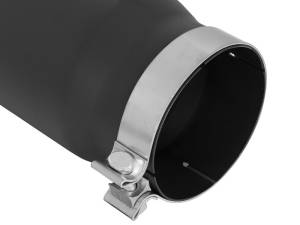 aFe Power Performance Parts & Installation | 1350 Offroad - aFe MACH Force-Xp 409 Stainless Steel Clamp-on Exhaust Tip Black 5-in Inlet x 6-in Outlet x 15-in L - 49T50601-B15 - Image 4