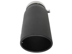 aFe Power Performance Parts & Installation | 1350 Offroad - aFe MACH Force-Xp 409 Stainless Steel Clamp-on Exhaust Tip Black 5-in Inlet x 6-in Outlet x 15-in L - 49T50601-B15 - Image 3