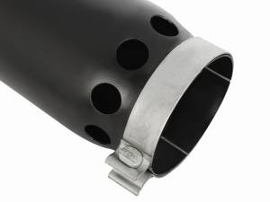 aFe Power Performance Parts & Installation | 1350 Offroad - aFe MACH Force-Xp 409 Stainless Steel Clamp-on Exhaust Tip Black Right Side Exit 5-in Inlet x 6-in Outlet x 16-in L - 49T50601-B161 - Image 4