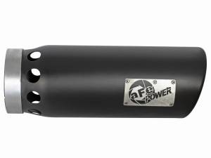 aFe Power Performance Parts & Installation | 1350 Offroad - aFe MACH Force-Xp 409 Stainless Steel Clamp-on Exhaust Tip Black Right Side Exit 5-in Inlet x 6-in Outlet x 16-in L - 49T50601-B161 - Image 3