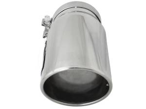 aFe Power Performance Parts & Installation | 1350 Offroad - aFe MACH Force-Xp 304 Stainless Steel Clamp-on Exhaust Tip Polished 5-in Inlet x 6-in Outlet x 12-in L - 49T50601-P12 - Image 3