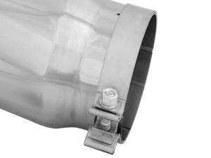 aFe Power Performance Parts & Installation | 1350 Offroad - aFe MACH Force-Xp 304 Stainless Steel Clamp-on Exhaust Tip Polished 5-in Inlet x 6-in Outlet x 12-in L - 49T50601-P12 - Image 4