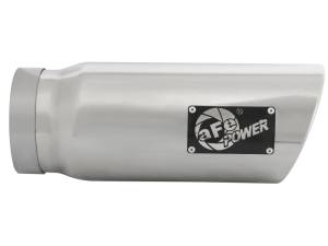 aFe Power Performance Parts & Installation | 1350 Offroad - aFe MACH Force-Xp 304 Stainless Steel Clamp-on Exhaust Tip Polished 5-in Inlet x 6-in Outlet x 15-in L - 49T50601-P15 - Image 4