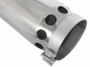 aFe Power Performance Parts & Installation | 1350 Offroad - aFe MACH Force-Xp 304 Stainless Steel Intercooled Clamp-on Exhaust Tip Polished 5-in Inlet x 6-in Outlet x 16-in L - 49T50601-P161 - Image 4