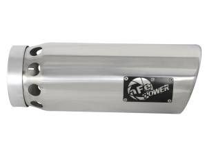 aFe Power Performance Parts & Installation | 1350 Offroad - aFe MACH Force-Xp 304 Stainless Steel Intercooled Clamp-on Exhaust Tip Polished 5-in Inlet x 6-in Outlet x 16-in L - 49T50601-P161 - Image 5
