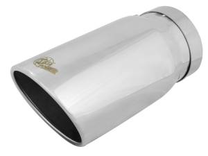 aFe Power Performance Parts & Installation | 1350 Offroad - aFe MACH Force-Xp 304 Stainless Steel Clamp-on Exhaust Tip Polished 5-in Inlet x 6-in Outlet x 12-in L - 49T50604-P12 - Image 1