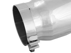 aFe Power Performance Parts & Installation | 1350 Offroad - aFe MACH Force-Xp 304 Stainless Steel Clamp-on Exhaust Tip Polished 5-in Inlet x 6-in Outlet x 12-in L - 49T50604-P12 - Image 4