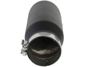 aFe Power Performance Parts & Installation | 1350 Offroad - aFe MACH Force-Xp 409 Stainless Steel Clamp-on Exhaust Tip Black Right Side Exit 5-in Inlet x 7-in Outlet x 15-in L - 49T50701-B15 - Image 2