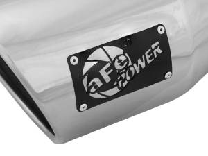 aFe Power Performance Parts & Installation | 1350 Offroad - aFe MACH Force-Xp 304 Stainless Steel Clamp-on Exhaust Tip Polished Left Side Exit 5-in Inlet x 7-in Outlet x 12-in L - 49T50702-P12 - Image 6
