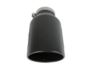 aFe Power Performance Parts & Installation | 1350 Offroad - aFe MACH Force-Xp 409 Stainless Steel Clamp-on Exhaust Tip Black 5-in Inlet x 8-in Outlet x 15-in L - 49T50801-B15 - Image 2