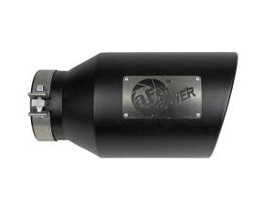 aFe Power Performance Parts & Installation | 1350 Offroad - aFe MACH Force-Xp 409 Stainless Steel Clamp-on Exhaust Tip Black 5-in Inlet x 8-in Outlet x 15-in L - 49T50801-B15 - Image 3